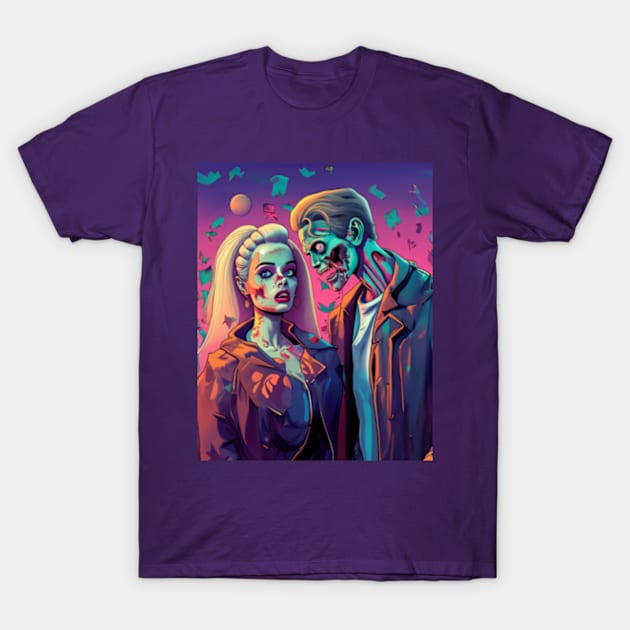 Zombarbie & Ken T-Shirt by LouMax